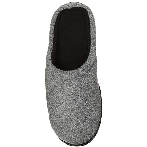 Skysole Kids Boys Fleece Clog Slippers With Rugged Outsoles Grey/Black Size 6 #TOP16