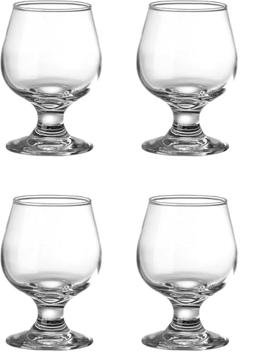 JUNENTER 5�I���X �N���X�^���V���b�g�O���X 4�Z�b�g �R�j���b�N�A�E�C�X�L�[�A�|�[�g���C���̃e�C�X�e�B���O�ɍœK�ȏ��^�u�����f�[�X�j�t�^�[ (4�Z�b�g)