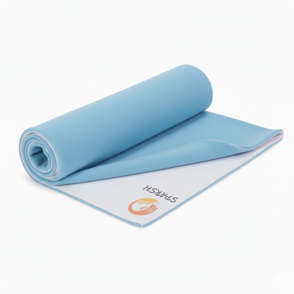 Mamixo Quick Dry Baby Bed Protector Sheet | Absorbent Water Mattress & Cot Cover for Newborns | Washable & Reusable Breathable Dry Sheet for Toddlers (Light Blue, Size-XL)-image-45