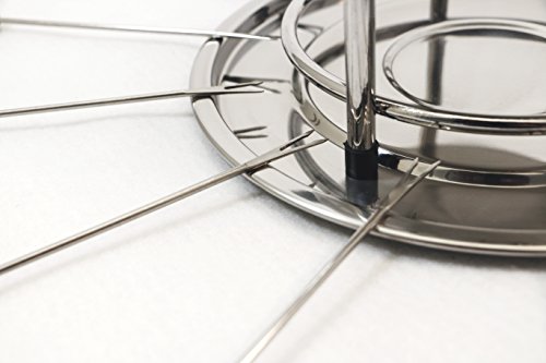 Excelsteel 527 Fondue Set, 11 Piece, Stainless Steel #TOP5