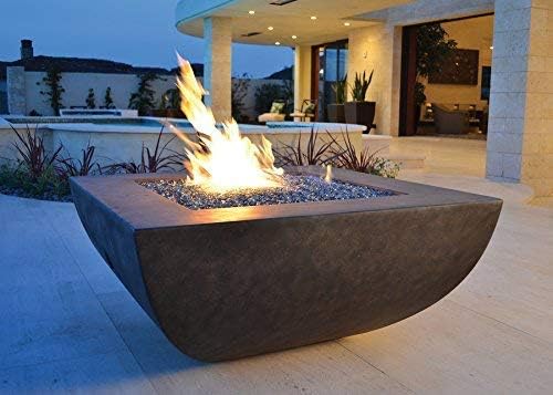 Exotic Fire Glass | Sky Blue Reflective Fire Pit Glass | 25 Pound Bag | Medium 1/2 Inch Glass Size | Perfect for Any Natural Gas or Propane Outdoor Fire Pit