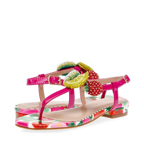 Sandales Aniston Betsey Johnson avec bride cheville ajustable et strass étincelants