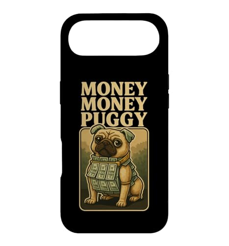 Money Money Puggy - Funny Dog Pug Brainrot �Q�[�~���O�X�����O�~�[�� �X�}�z�P�[�X iPhone Air �p
