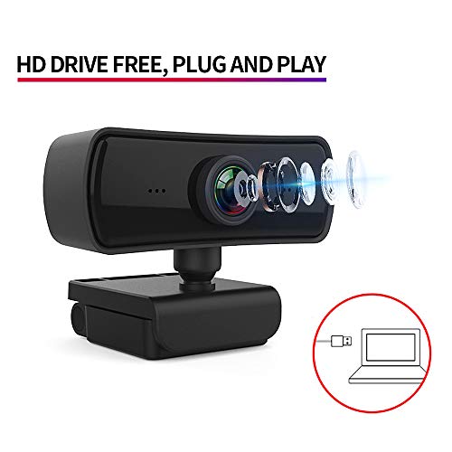Andoer 1440P Wide HD Webcam USB 2.0 Autofocus HD Video Webcam com microfone de redução de ruído para