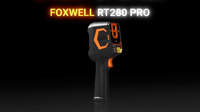 Image of FOXWELL RT280 PRO Thermal Camera 640x480 Imaging Resolution, Dual-Camera Thermal Imaging Camera with 2MP Visual Camera, 512x384 TISR Resolution, Infrared Cameras with Laser, PC Analysis