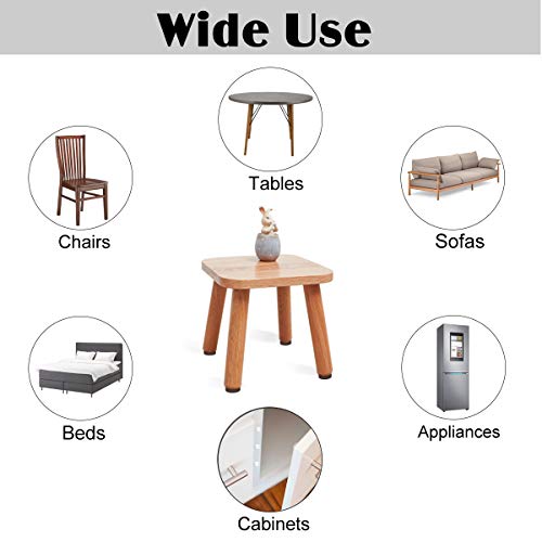 Felt Furniture Pads-136 Pieces Furniture Pads For Hardwood Floors, 5Mm Thick Floor Protectors For Furniture Legs, Felt Pads For Furniture, Floor Savers For Furniture In A Case #TOP3