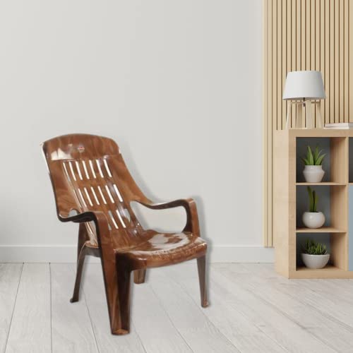Image of Cello Plastic Comfort Relaxing Chair ( Sandalwood )