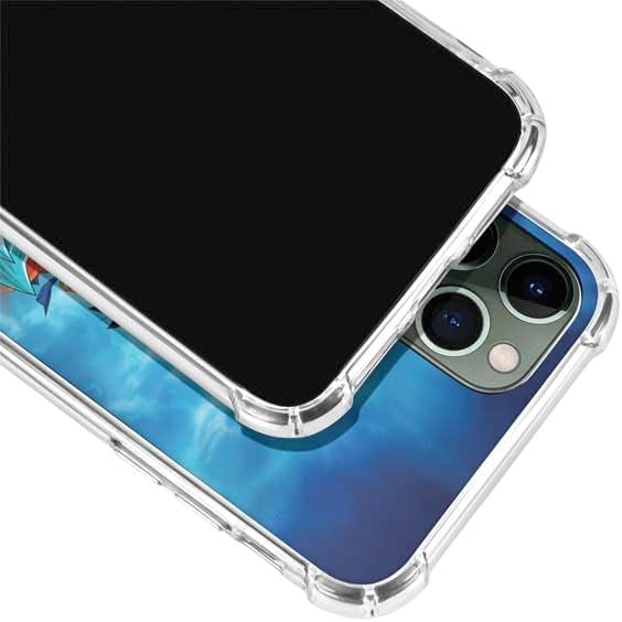 Skinit Clear Phone Case Compatible with iPhone 12 Pro Max - Officially Licensed Dragon Ball Super Goku Vegeta Super Ball Design