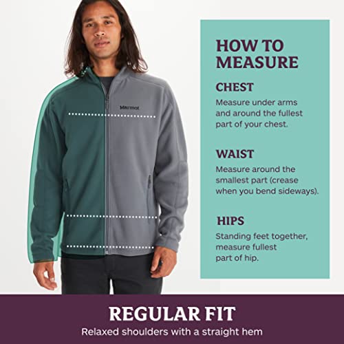 Marmot Men's Rocklin Jacket | Lightweight, Fleece, Arctic Navy, Xx-Large #TOP5