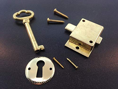 Generic Tools and Replacement for Clock. Grandfather or Grandmother Clock Flush Mount Front Door Lock and Key Set