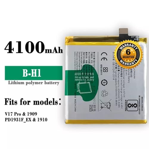 Image of Original B-H1 Battery for Vivo V17 Pro 1909, PD1931F EX, 1910 Battery with 6 Month Warranty** (SEP41)