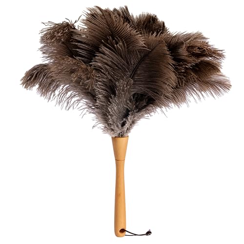 Plumero con Plumas de Avestruz - Plumero Hecho en la UE - Hecho a Mano - 40 cm de Largo z2921