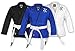 FightX BJJ Gi for Men & Women Brazilian Jiu Jitsu GI Lightweight Suit with Free Belt (White, A2)