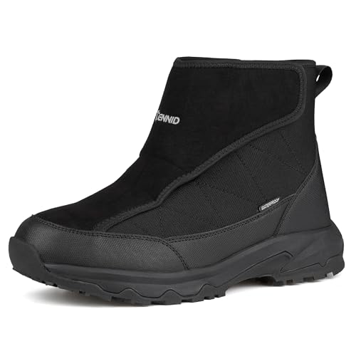 CENNID Men's Wide Width Snow Boots