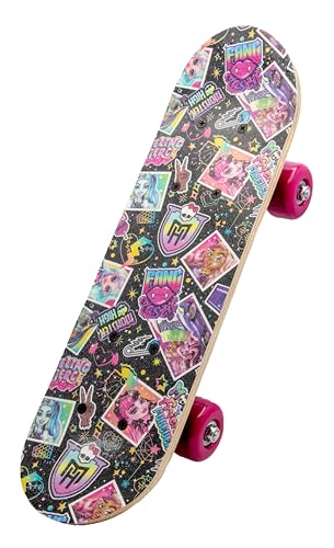 Monster High Mini Skateboard aus Holz 43x12x8 cm