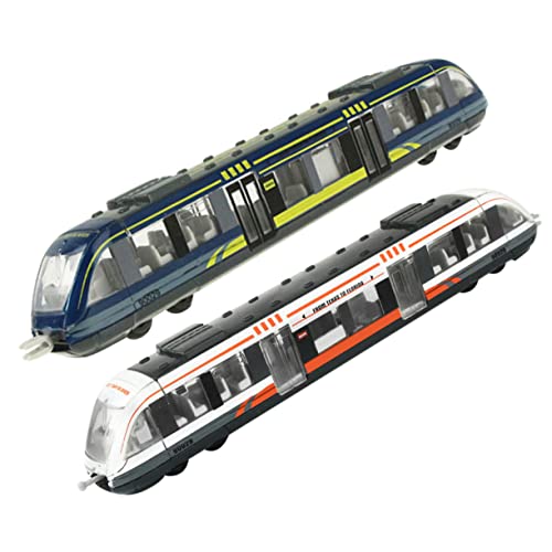 FOYTOKI 2個高道おもちゃ 子供向け電動列車 幼児の想像力を育む 誕生日や