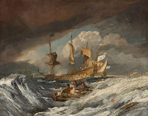 Impression d'affiches de bateaux hollandais sur toile d'art de 60x90cm