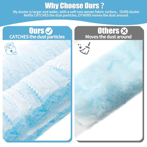 image for Senowi 50 Count 360° Heavy Duty Duster Refills Compatible with Swiffe