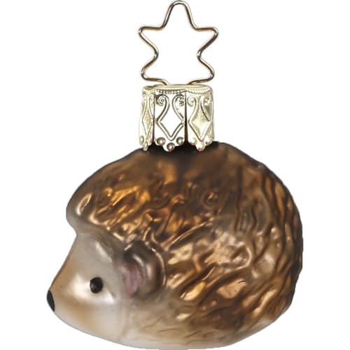 Inge-glas - Christbaumschmuck, Baumschmuck - Ingo Igel - Glas - Mundgeblasen - Größe: 4 cm