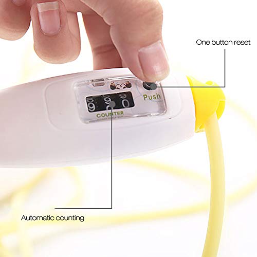 Corda Blusea Jump, corda de pular com contagem digital, corda de pular ajustável, comprimento ajustá