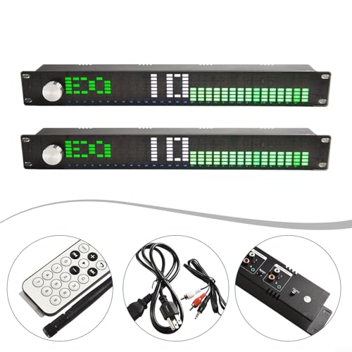 Ecualizador digital de 15 bandas, doble canal, con analizador de espectro y control remoto miniatura 4