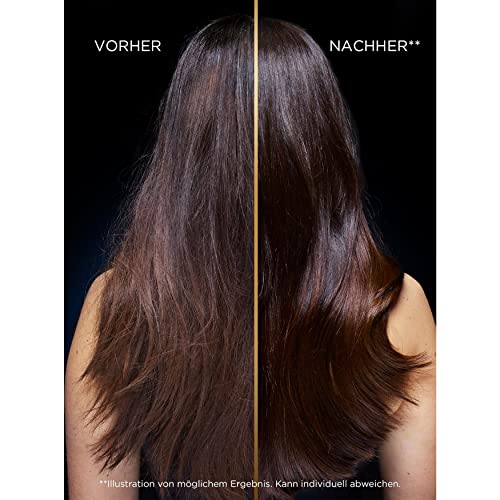 Foto von Garnier Wahre Schätze Ausgleichende Charcoal Haarmaske, Haarkur für Schnell Fettende Kopfhaut und Trockene Haarlängen, Aktivkohle und Schwarzkümmelöl, 340 ml (1er Pack)