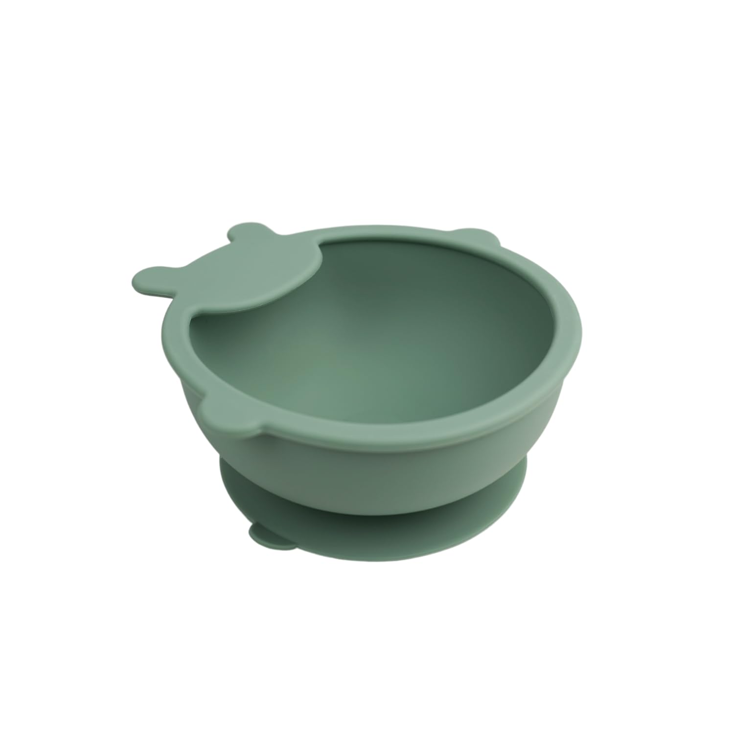 Thermobaby - Ciotola In Silicone - Ciotola Con Ventosa - Ciotola Infrangibile Per Neonati E Piccoli - Antiscivolo - Lavabile In Lavastoviglie E Forno A Microonde - Stoviglie 1° Età - Verde Cactus-image