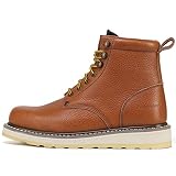 HANDPOINT Men's Classic 6" Soft Toe Work Boot - Brown (H84984 D, 10.5)