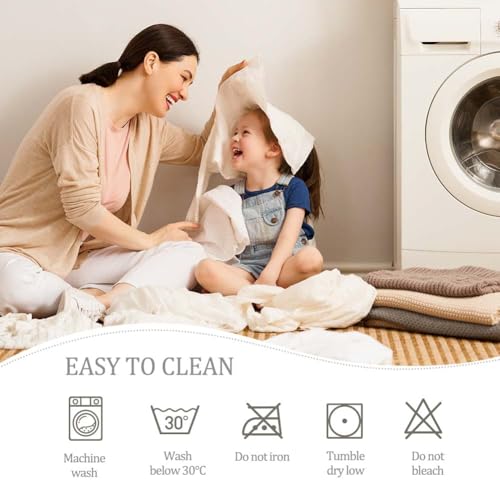 Miniatura 8 de Dujuike Sábana Bajera 100 Impermeable, Protector De Colchón Para Hogares De Mascotas, Dormitorios De Niños Y Adultos, Bolsillos Profundos, Apto Para Colchones De 20-40 Cm Gris,150x200cm