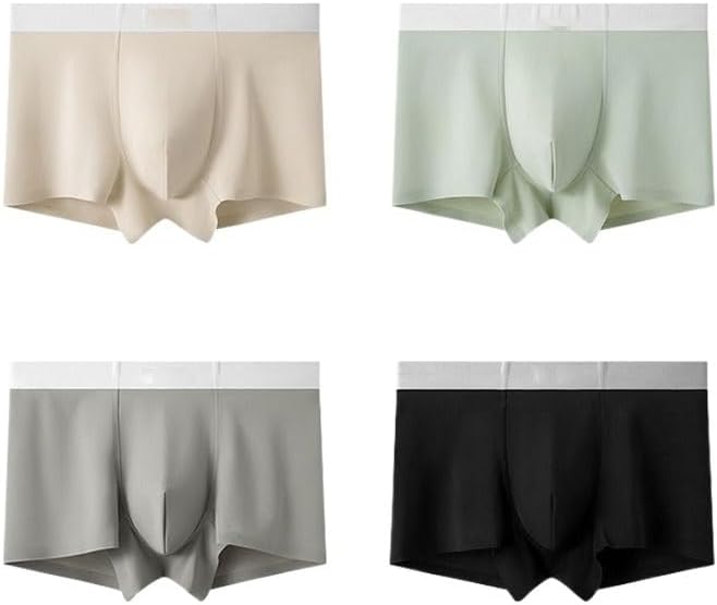Straight-leg pants, sporty style Ice Underwear Men's Seamless Breathable Boxer Pants and the all-day comfort