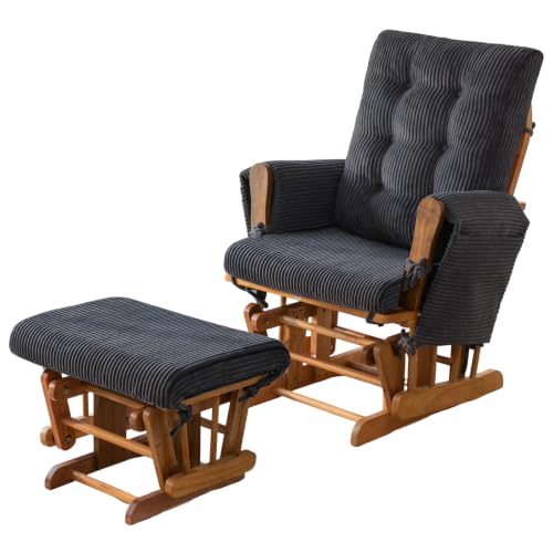 HIGOGOGO Corduroy Glider Cushion Set