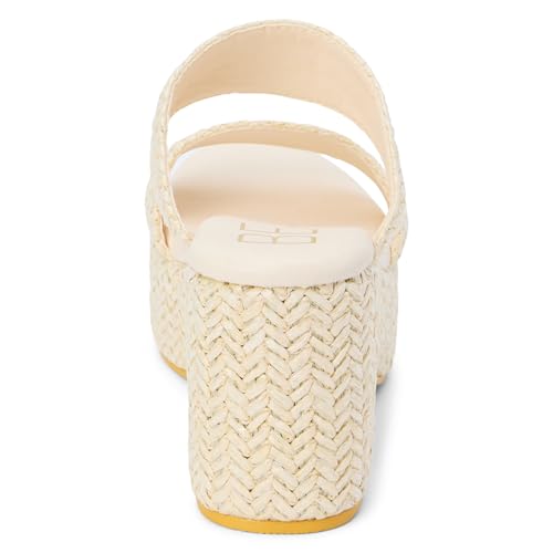 Image of BEACH by Matisse Womens Gem Platform Block Casual Sandals Casual High Heel 3 inch & Up - Off White