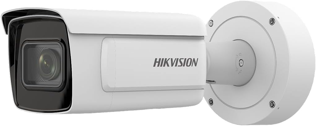 Hikvision 4MP LPR Network Bullet iDS-2CD7A46G0/P-IZHSY 4MP Resolution License Plate Recognition Camera with 8mm to 32mm Motorized Varifocal Lens, PoE, H.265+, Outdoor Rated IP67