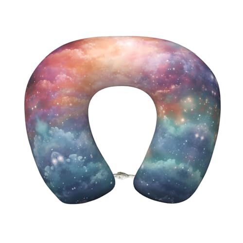 Almohada de viaje espuma viscoelástica tamaño U cómoda miniatura 1