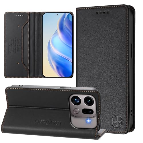 �X�}�z�P�[�X �Ή��@�� for Oppo Find X9s Pro �X�}�z�P�[�X�y�J�[�h�z���_�[�E�E�H���b�g�E�}�O�l�b�g�o�b�N���E�t���b�v�E�X�^���h�@�\�t���zBlack