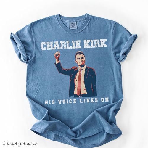 Charlie Kirk Shirt Patriotic Faith-Based Unisex Tee Multicolor2