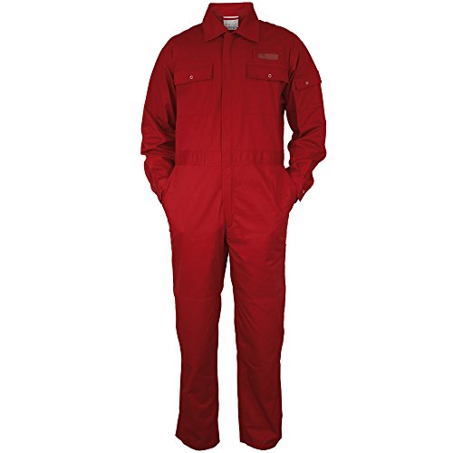 Carson Classic Workwear Carson Overall aus Verstärkter Baumwolle, 1 Stück, 60, rot, CVC736,RT Cover