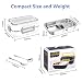 Elettrico Lunch Box, LiveGo 40W 2 in 1 Scaldavivande Portatile, 220V 12V...
