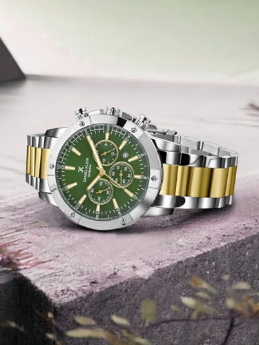 Image of Daniel Klein Metal Men's Green Dial Analogue Watch - Dk.1.14095-5