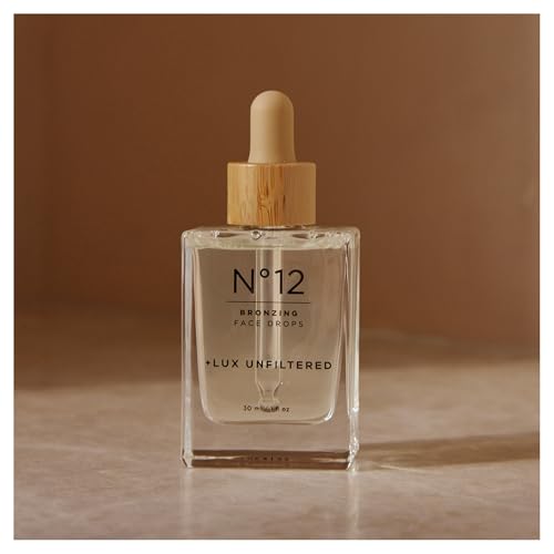 + Lux Unfiltered N°12 Face Tanning Drops - Non-Comedogenic Bronzing