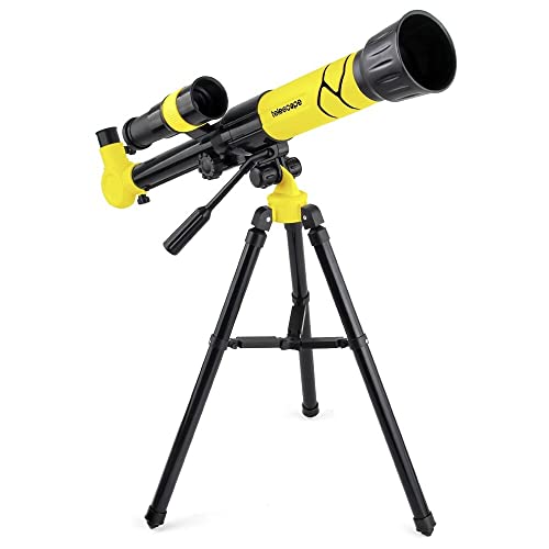 Jamebru No.XD168-004 Telescopio astronómico con trípode Nivel de Entrada Niños Telescopios Telescopios de Alta definición Vista de Estrellas 20x / 30x / 40x Cover