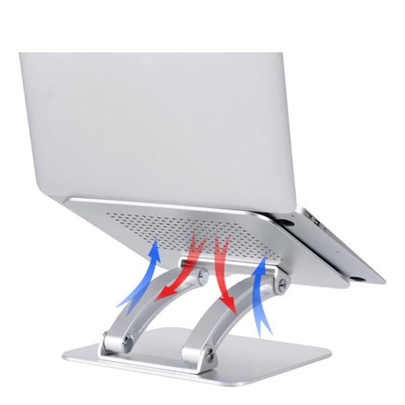 Base plegable ajustable para laptop con ventilador miniatura 4