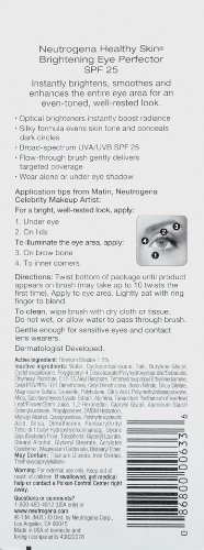 Neutrogena Healthy Skin Brightening Eye Perfector, Spf 25, Buff 09 #TOP1