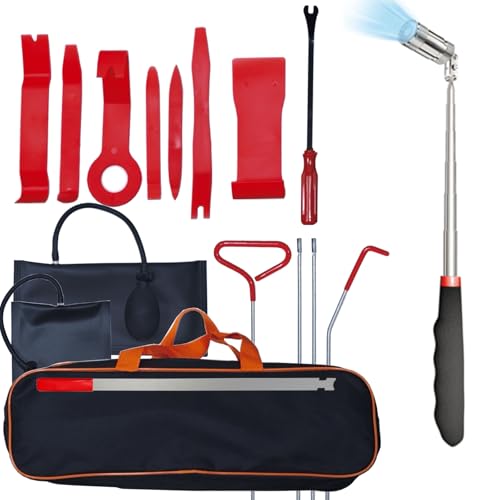 Portable Automotive Tool Set 17 PCS Stainless Steel Assorted 5th Wheel Pin Puller 65 inch