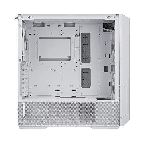 Image of LIAN LI LANCOOL 216 E-ATX PC Case, Airflow Focus RGB Gaming Computer Case with All-Around Mesh Panels, 2x160mm & 1x140mm PWM Fans Pre-Installed and Innovative Rear PCIe Fan Bracket Chassis (White)