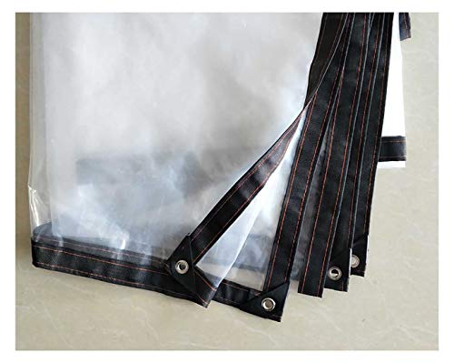 Preisvergleich Produktbild Tarpaulin-CZY Abdeckplane Bildschirmschutz Transparent Verschleißfest Wasserdicht Windundurchlässig Polyethylen Gartenarbeit Anpassbare Multi-Größe (4mX6m,A)