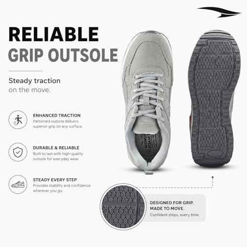 Image of ASIAN Toronto-03 Sneakers for Men with Premium Suede Upper, Soft Cushioned Midsole, Stylish Everyday Design, Durable Outsole, Ideal, Travel & Casual Outings