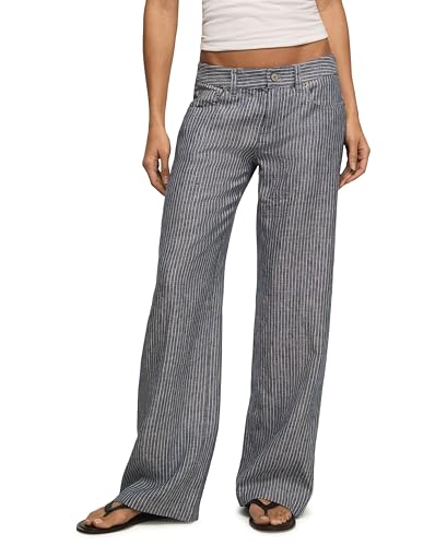 Lucky Brand Baggy Linen Wide Leg Pant — Amazon listing image
