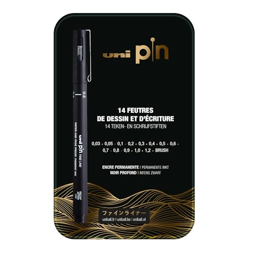 BOITES DE 14 FEUTRES Uni Pin FA 2022