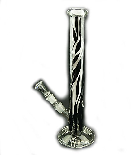 J & J Geschenk Set Edel Bong Stripes All Inclusive Blubber incl. Grinder Siebe Chillum Kopf Crazy Twister – Bild 6